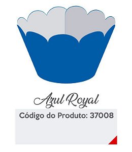 Saia para Cupcake Azul royal c/ 12 unids ref 37008 - Funfestas