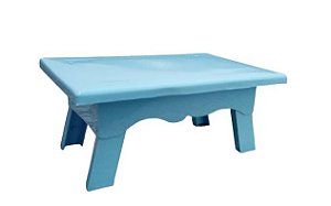 Mesa para Doce 20x14x9cm Azul Bebe decorativa - Pareja