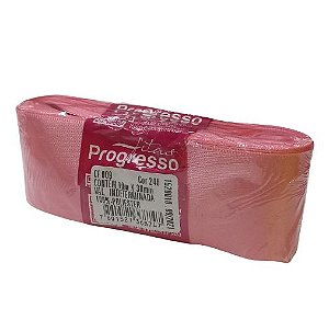 Fita de Cetim Rosa Escuro 240 CF009 10m x 38mm (3,8cm) - Progresso