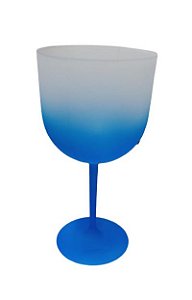 Taça de Gin 600ml Jateada Azul Degrade - LSC Toys