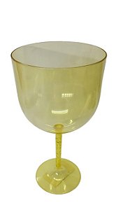 Taça de Gin 550ml Amarelo Transparente - Deluma