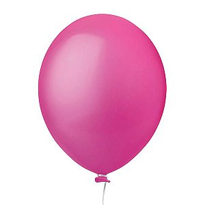 Balão 5" Redondo Liso New Pink c/ 50 unds - São Roque