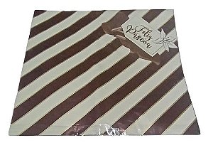 Saco Envelope para Ovo 44x44cm de 500g a 750g Chocolate c/ 5 unids Páscoa - Cromus