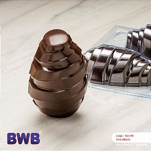 Forma para chocolate Ovo Discos cod 10319 (3 Partes "01 silicone") Páscoa - BWB Embalagens