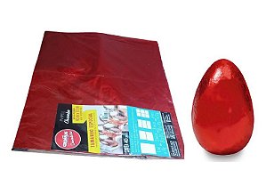 Papel Chumbo Vermelho 40x50 cm c/ 40 unids Páscoa - Cromus