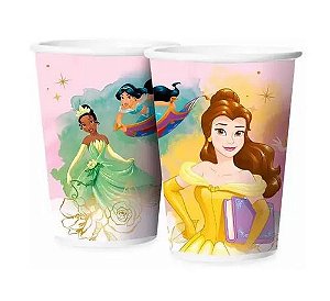Copo de papel Princesas Disney 180ml c/ 12 unids - Regina