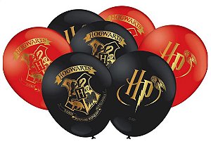 Balão Impresso 9" Harry Potter c/ 25 unids - FESTCOLOR