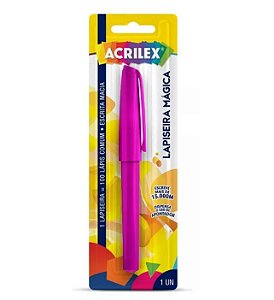 Lapiseira Mágica Rosa Equivale a 100 lápis comuns ( escrita macia) - Acrilex