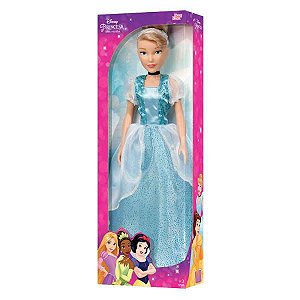 Boneca Cinderela  55cm Disney Princesa Mini My Size - Novabrink