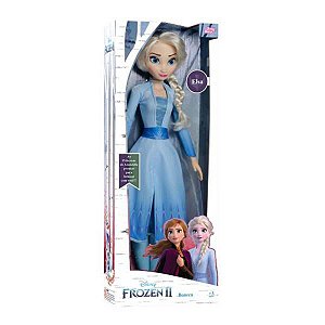 Boneca Elsa Frozen II 55cm Disney Mini My Size - Novabrink