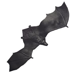 Morcego 32cm Plástico maleável Halloween - Brasilflex