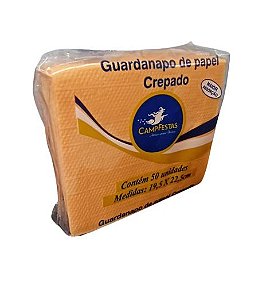 Guardanapo de Papel Laranja Candy c/ 50 unids 19,5 x 22,5cm - Campfestas