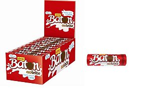 Chocolate Baton Ao Leite Garoto c/ 30 unids de 16g cada