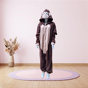Kigurumi Pijama Macacão - Macaco