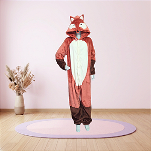 Kigurumi Pijama Macacão - Raposa