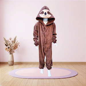 Kigurumi Pijama Macacão - Preguiça