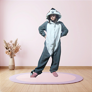 Kigurumi Pijama Macacão - Lêmure