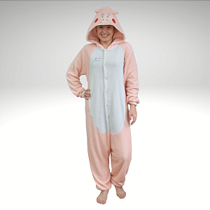 Kigurumi Pijama Macacão - Porquinho