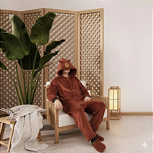 Kigurumi Pijama Macacão - Capivara