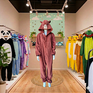 Kigurumi Pijama Macacão - Capivara
