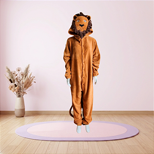 Kigurumi Pijama Macacão - Leão