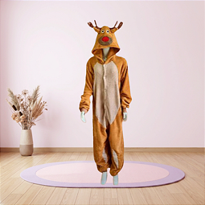 KIgurumi Pijama Macacão - Cervo
