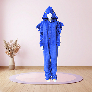 Kigurumi Pijama Macacão - Arara Azul