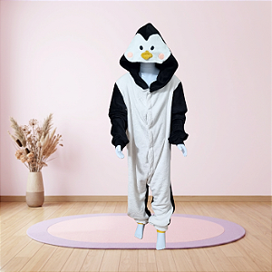 Kigurumi Pijama Macacão - Pinguim