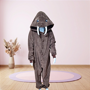 Kigurumi Pijama Macacão - Leão Marinho