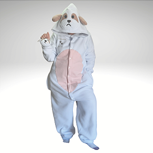 Kigurumi Pijama Macacão - Lhasa Apso