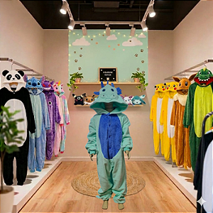 Kigurumi Pijama Macacão - Dragão