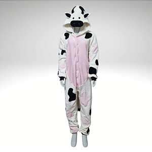 Kigurumi Pijama Macacão - Vaquinha