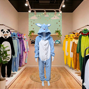 Kigurumi Pijama Macacão - Coelho