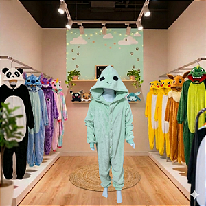 Kigurumi Pijama Macacão - E T