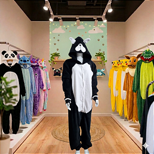 Kigurumi Pijama Macacão - Buldogue