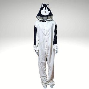 Kigurumi Pijama Macacão  - Husky