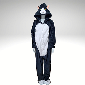 Kigurumi Pijama Macacão  - Gato Frajolinha