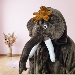 Kigurumi Pijama Macacão - Mamute