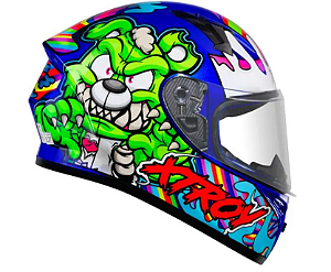 CAPACETE X TROY FF526 TED AZT VERDE