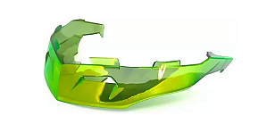 AEROFOLIO RACING DUOTECH TT COURSE TRANSPARENT AMARELO FLUO