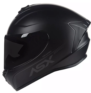 CAPACETE ASX DRAKEN SOLID FOSCO PRETO 60
