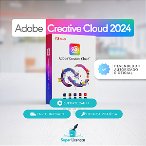 Adobe Creative Cloud 2024 - Original Licença Volume – Envio Imediato – Serial Vitalicio