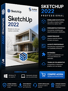 Autodesk Sketchup 2022 Vitalício – Envio Imediato Licença