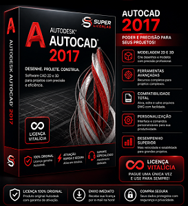 Autodesk AutoCAD 2017 – Licença Vitalícia
