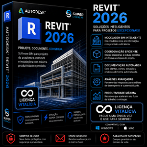 Autodesk Revit 2026 - Windows & Mac – Envio Imediato - Licença Vitalicia