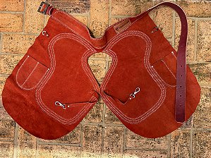 Calça de couro