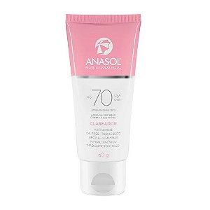 Protetor Facial Anasol Fps 70 Clareador Toque Seco 60g