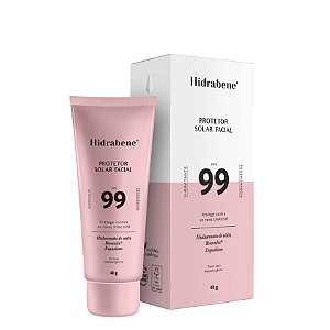 Protetor Solar Facial Fps99 Hidrabene Hidrata E Regenera 40g