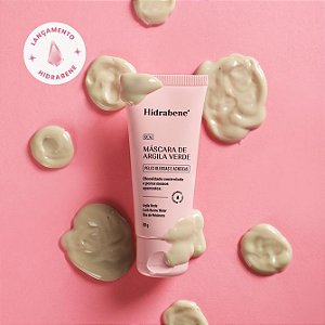 Máscara Facial de Argila Verde Peles Oleosas e Acneicas Hidrabene 50g