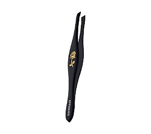 Pinça De Sobrancelhas Profissional Chanfrada Preta Ref 508 - Sffumato